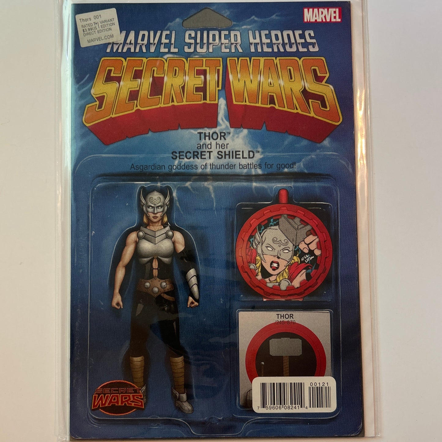 Marvel Super Heroes Secret Wars Thor and her Secret Shield #001