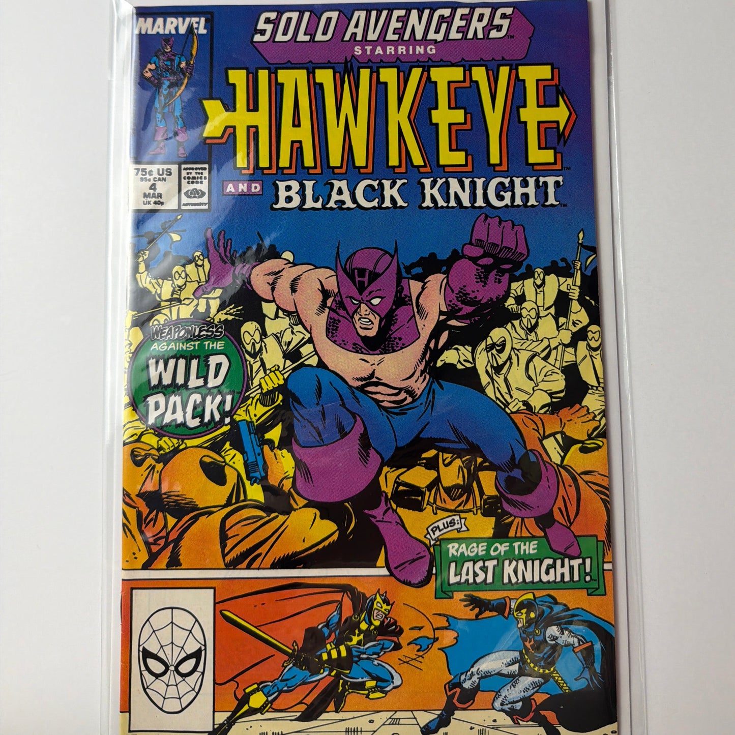 Hawkeye and Black Knight #4