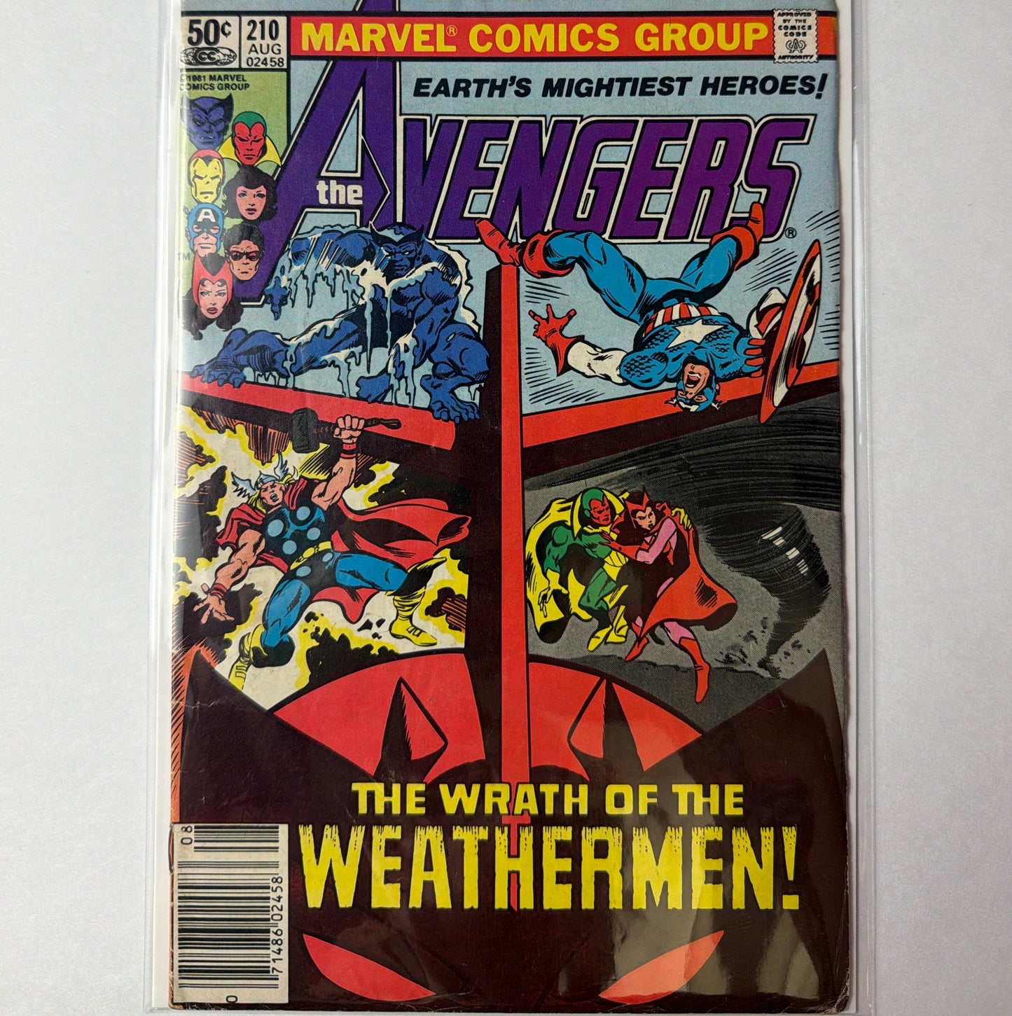 Earths Mightiest Heroes The Avengers #210