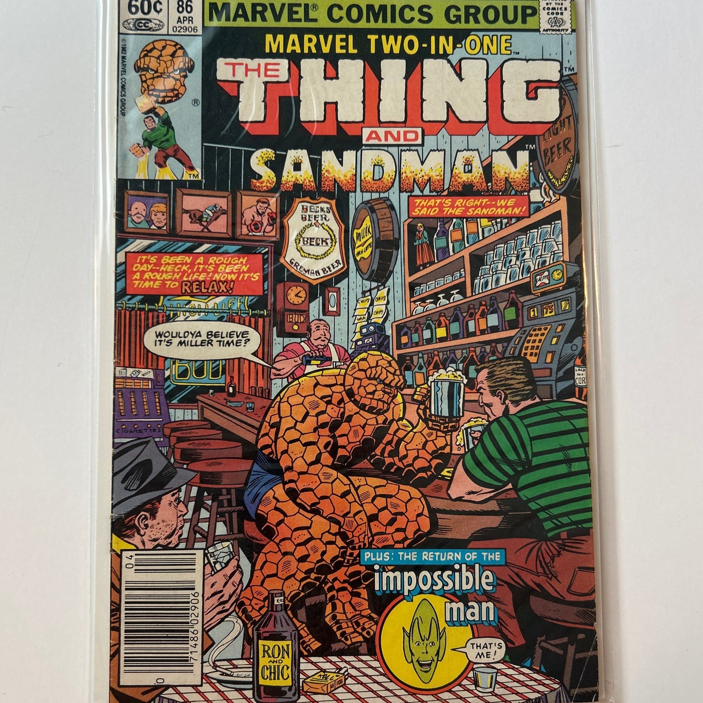 The Thing and Sandman #86
