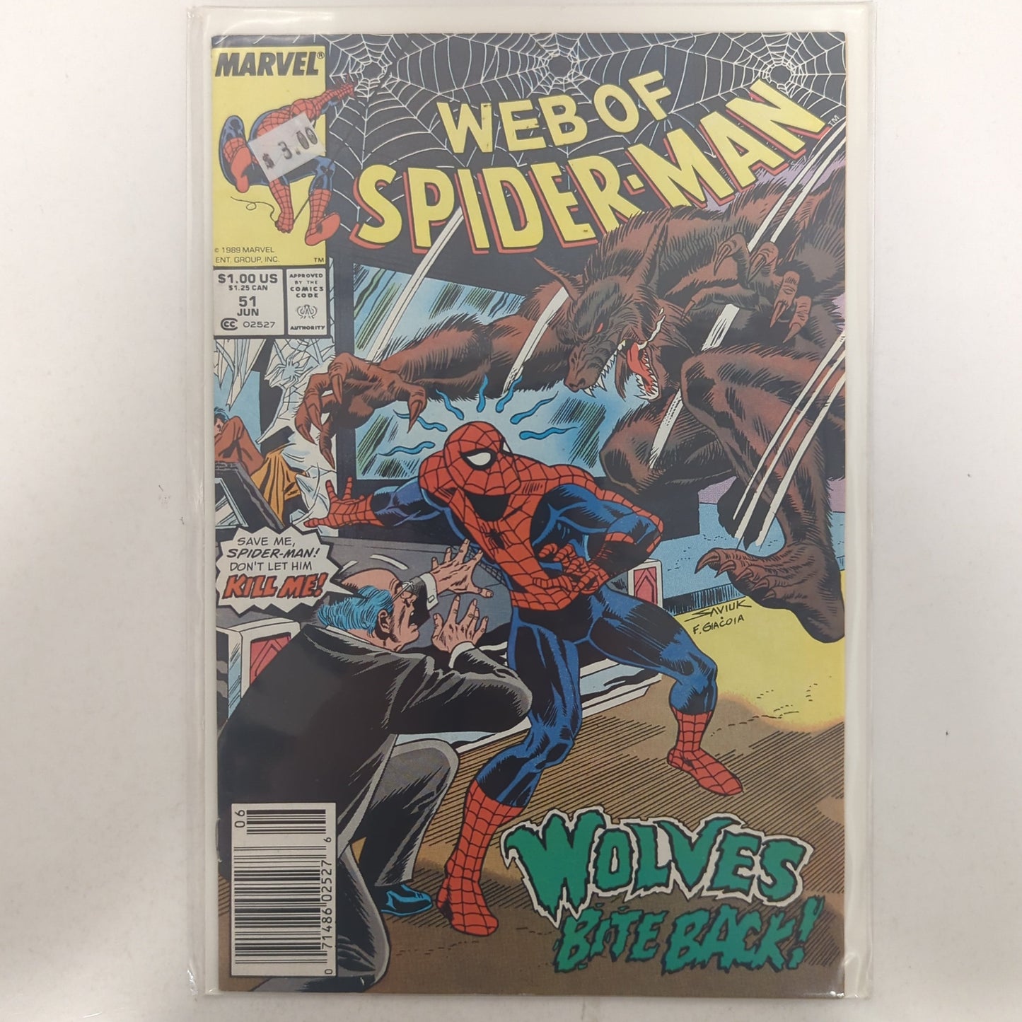 Web of Spider-Man #51 Newsstand