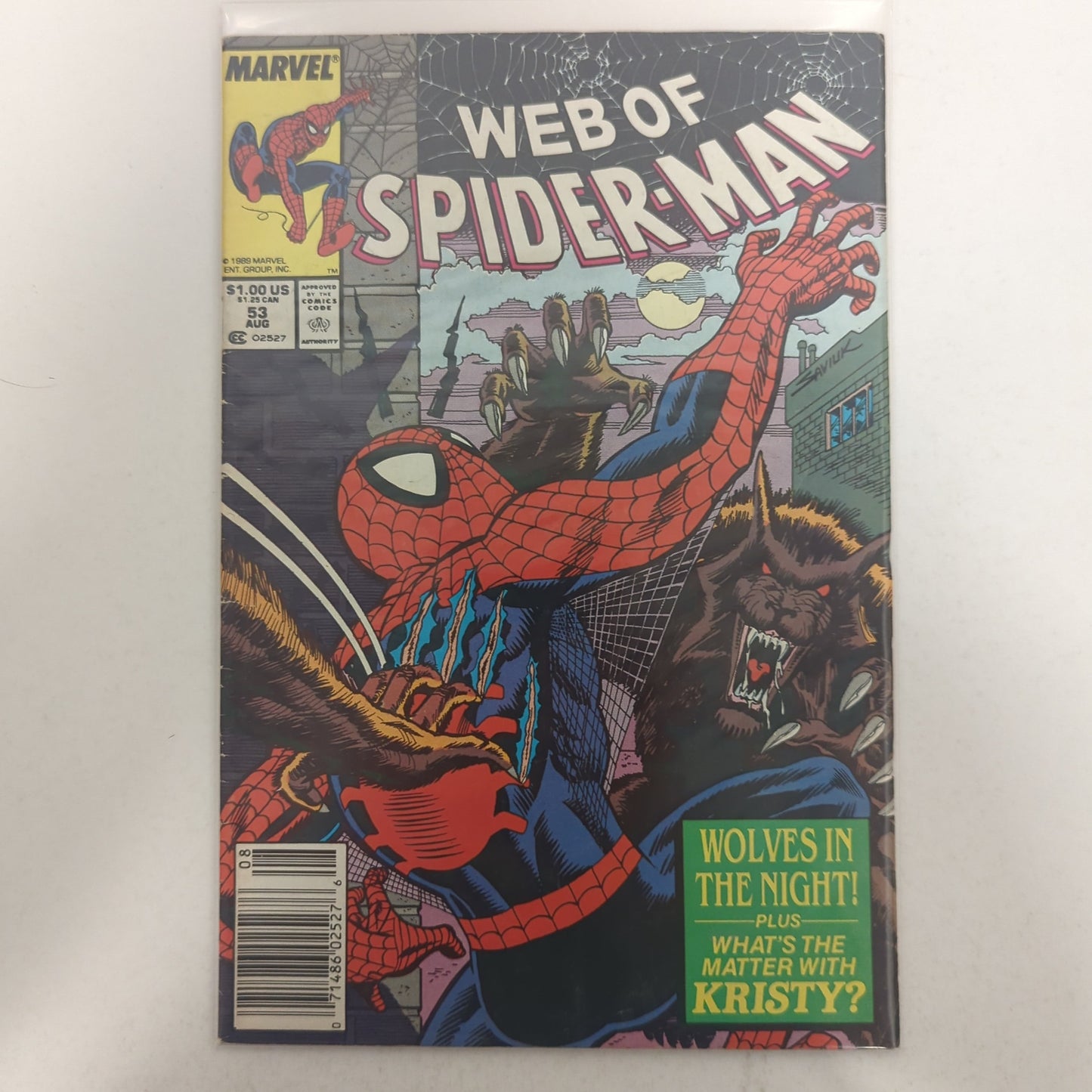 Web of Spider-Man #53 Newsstand