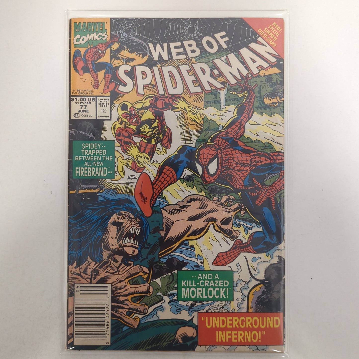 Web of Spider-Man #77 Newsstand