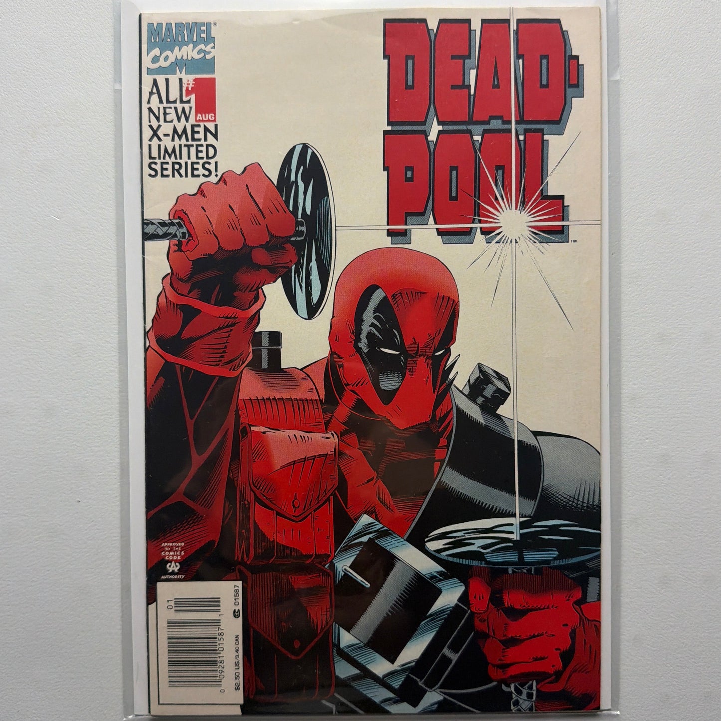 Deadpool #1 (NM-) newsstand