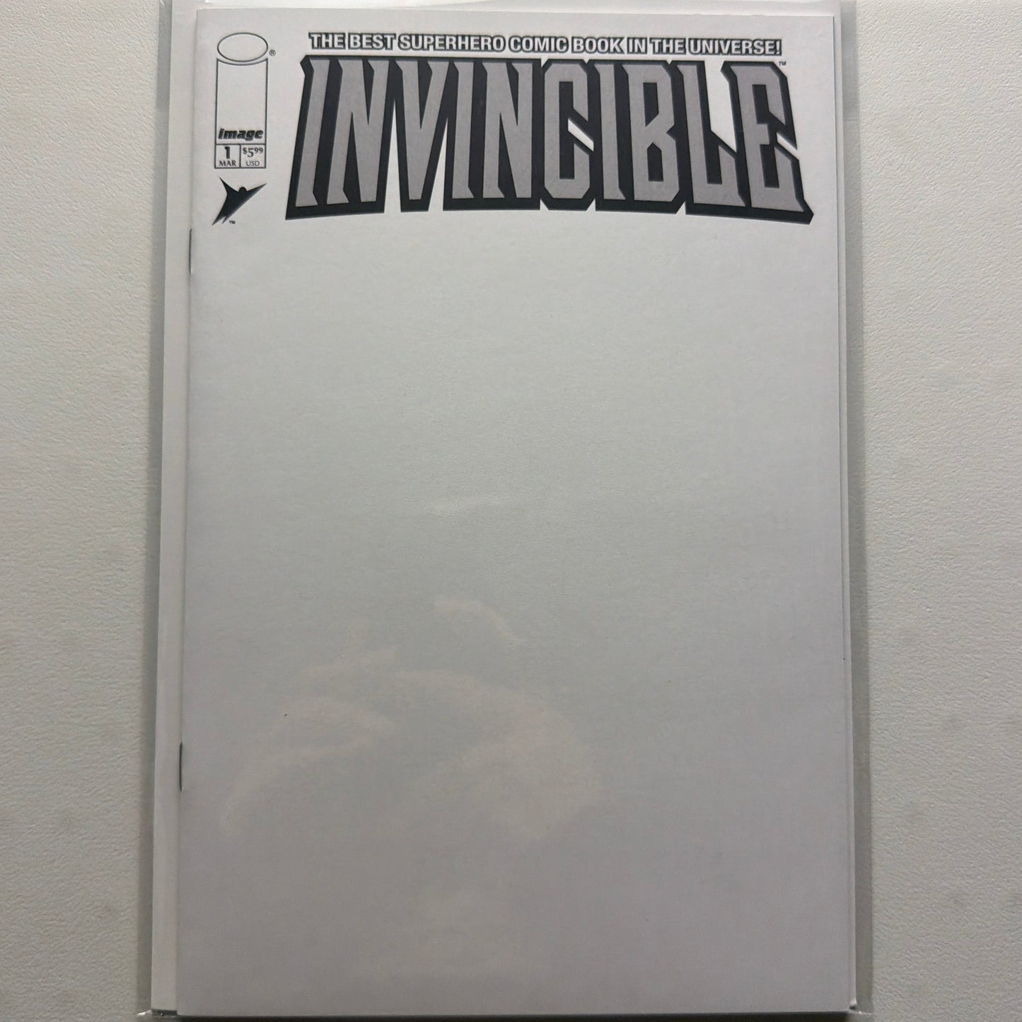 Invincible #1 Blank Variant (NM-)