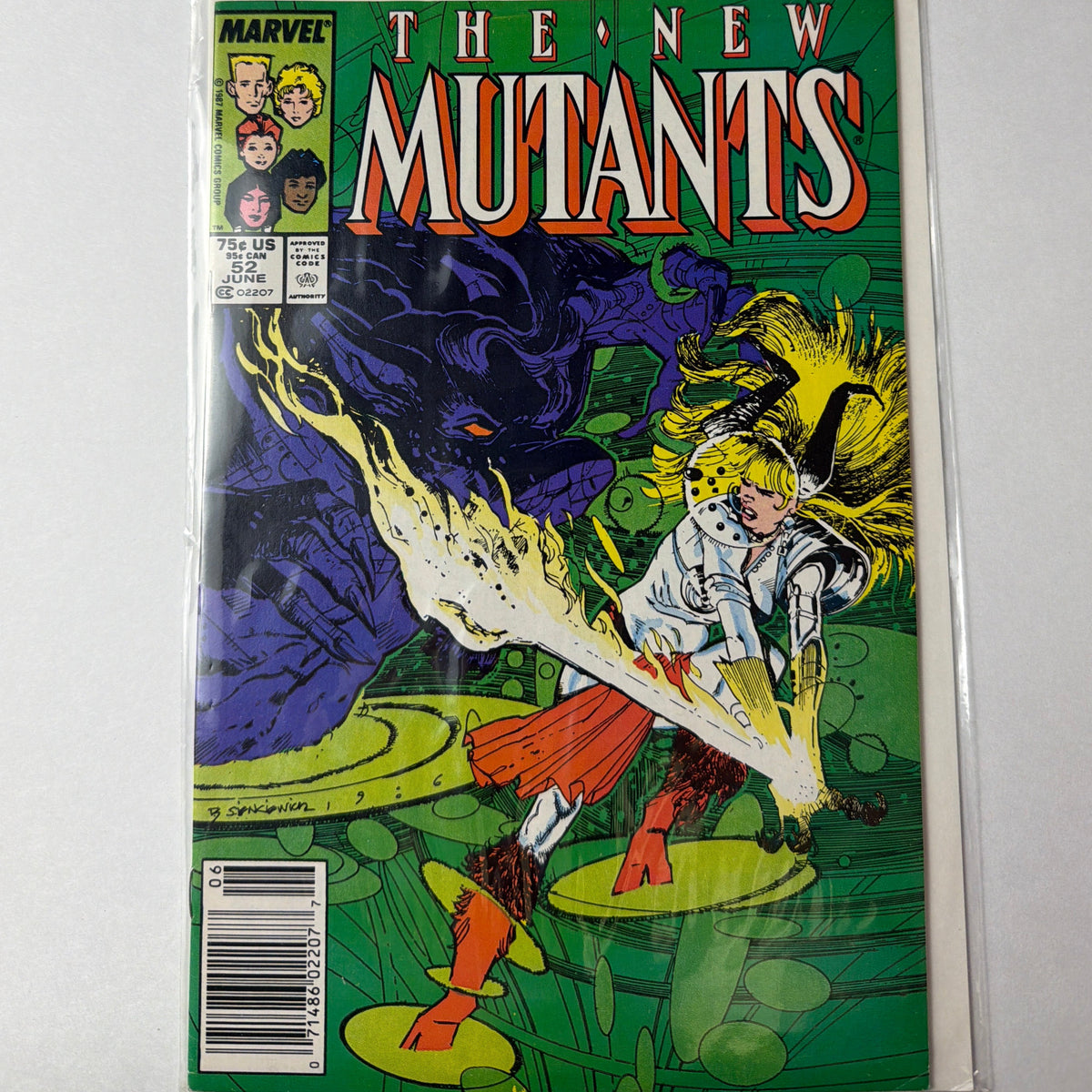 The New Mutants #52 (VF-)