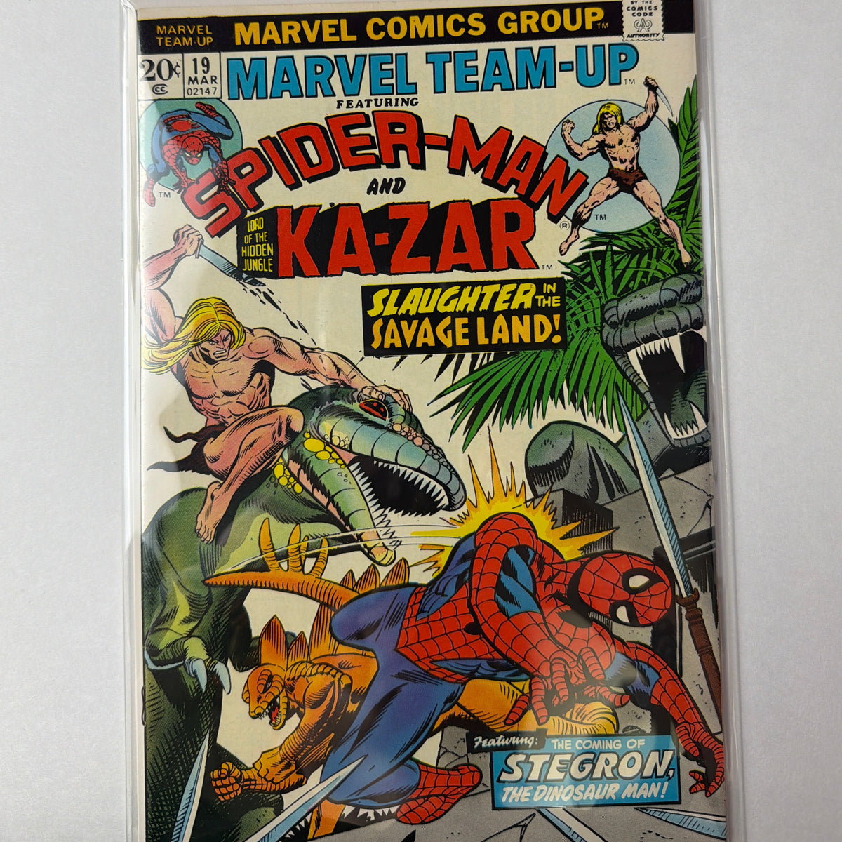 Marvel Team-Up Featuring Spider-Man and Ka-Zar #19 (VF-)