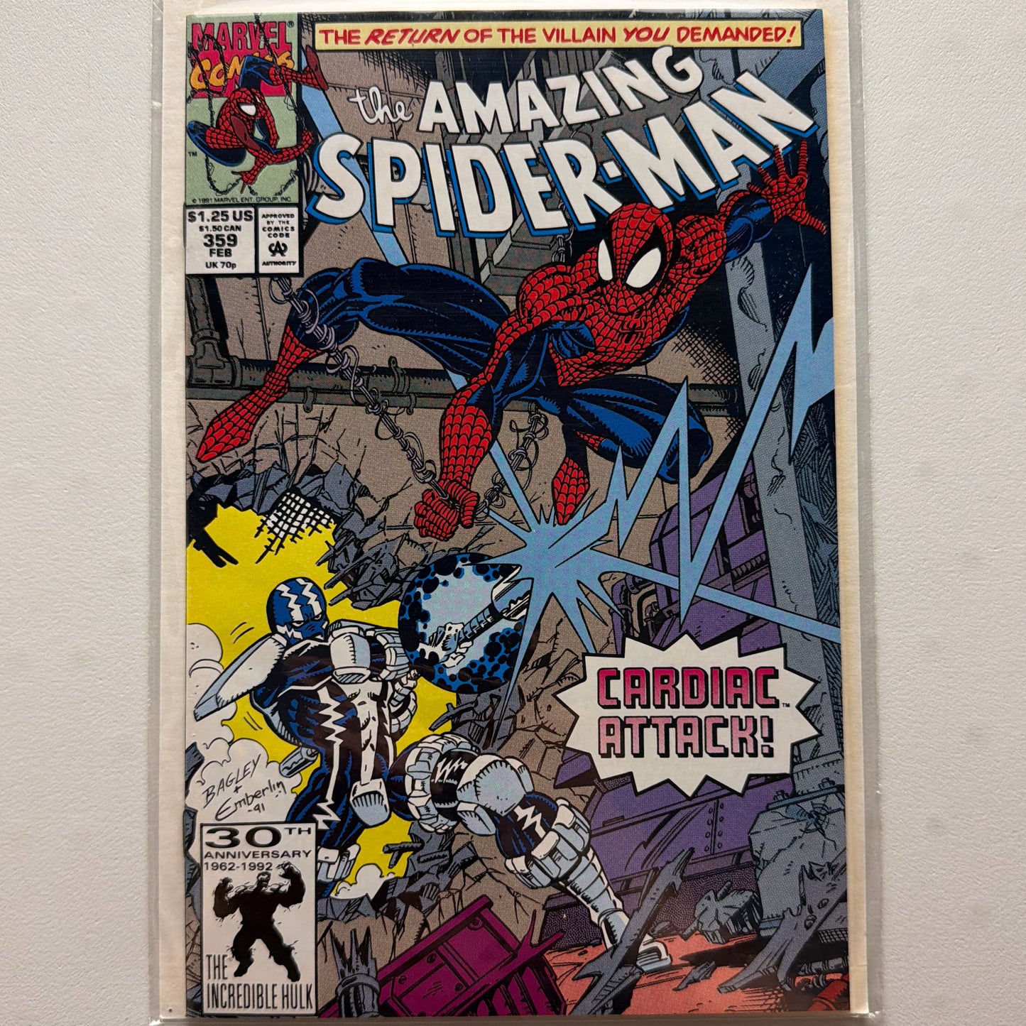 The Amazing Spider-Man #359 (NM-)