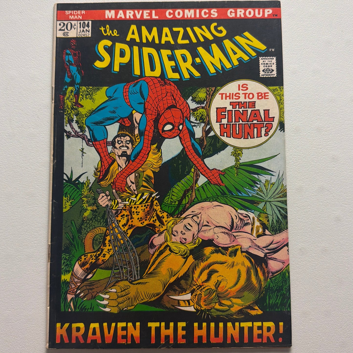 The Amazing Spider-Man #104 (FN+)