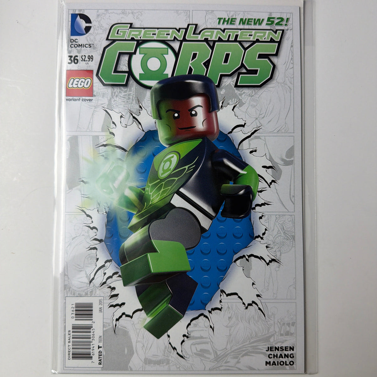 Green Lantern Corps #36 Lego Variant
