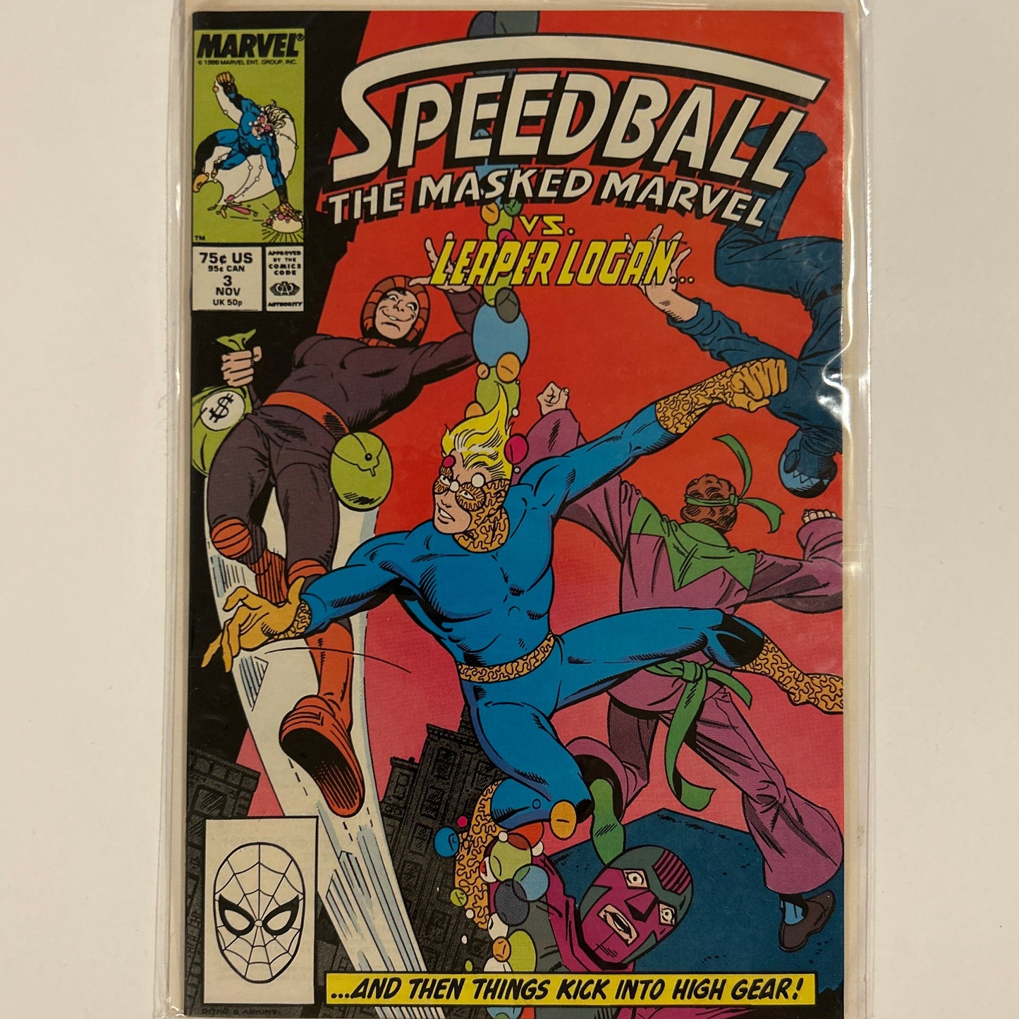 Speedball the Masked Marvel #3