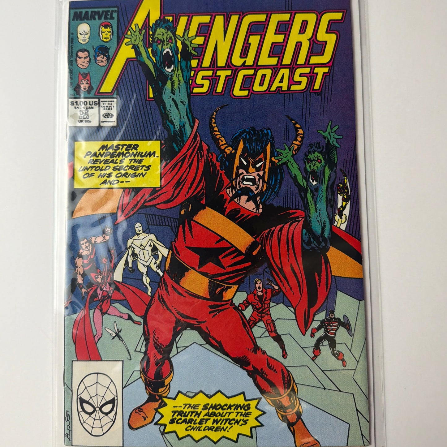 Avengers West Coast #52