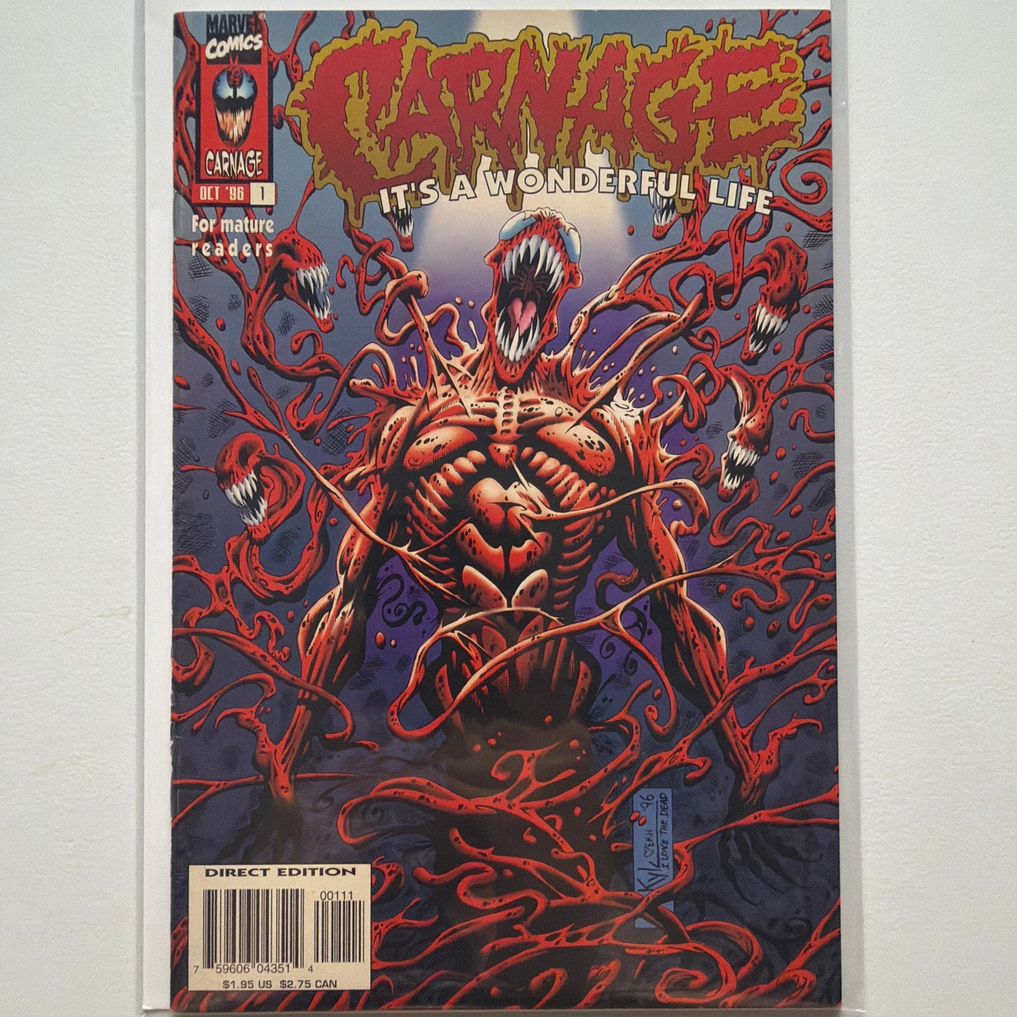 Carnage: It’s a Wonderful Life #1 (NM-)