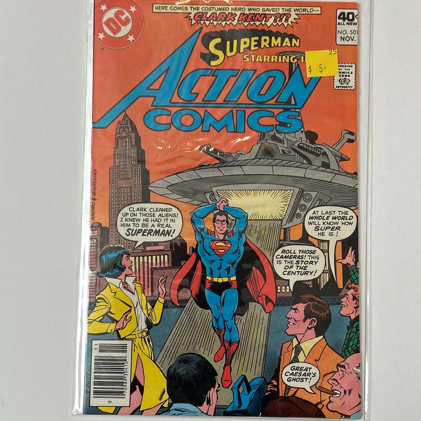 Superman Starring in Action Comics #501
