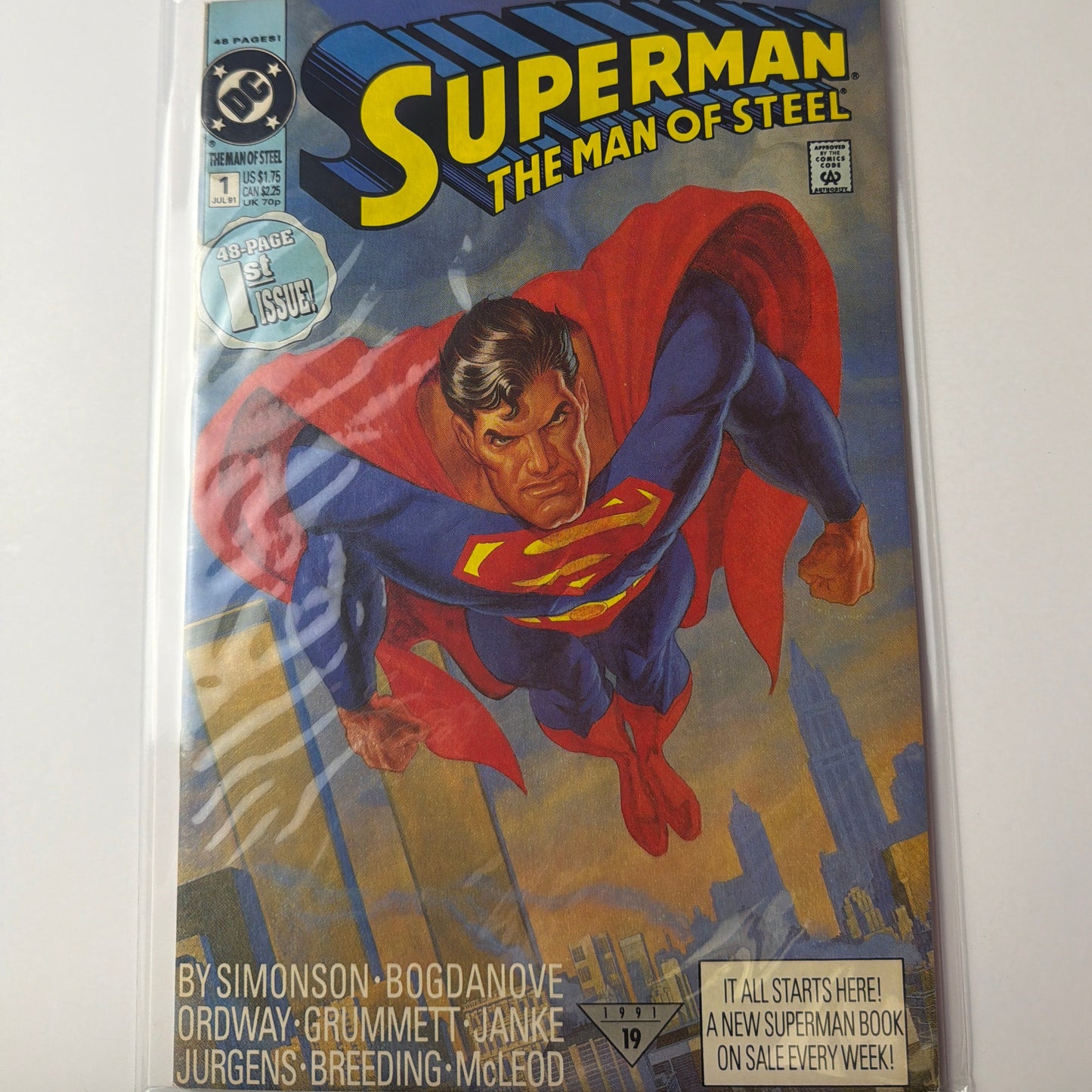 Superman The Man of Steel #1