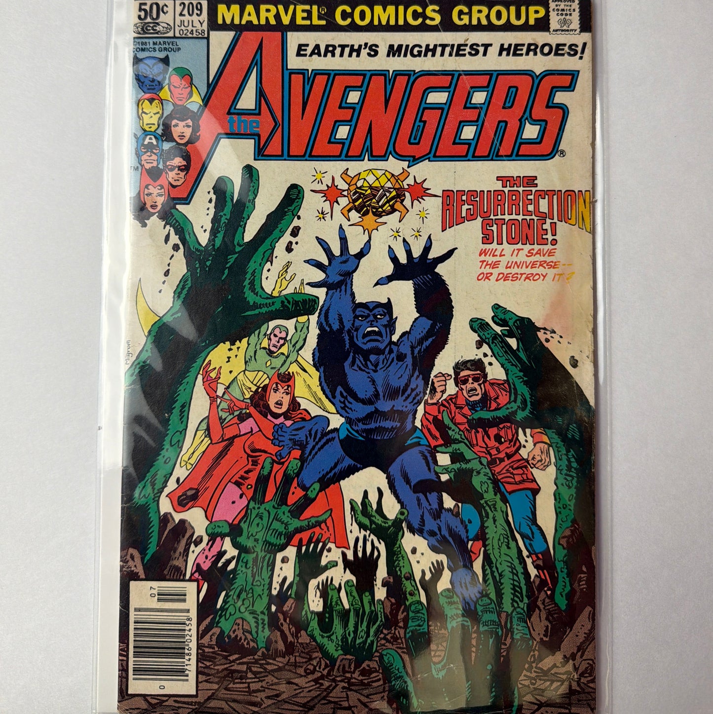 Earths Mightiest Heroes The Avengers #209