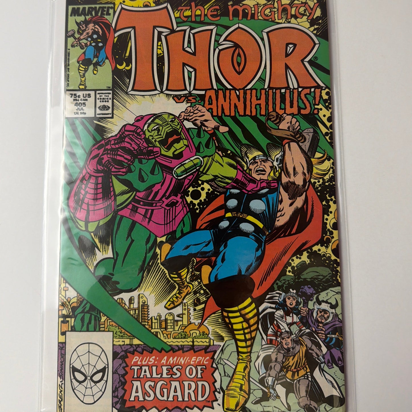 The Mighty Thor vs. Annihilus #405