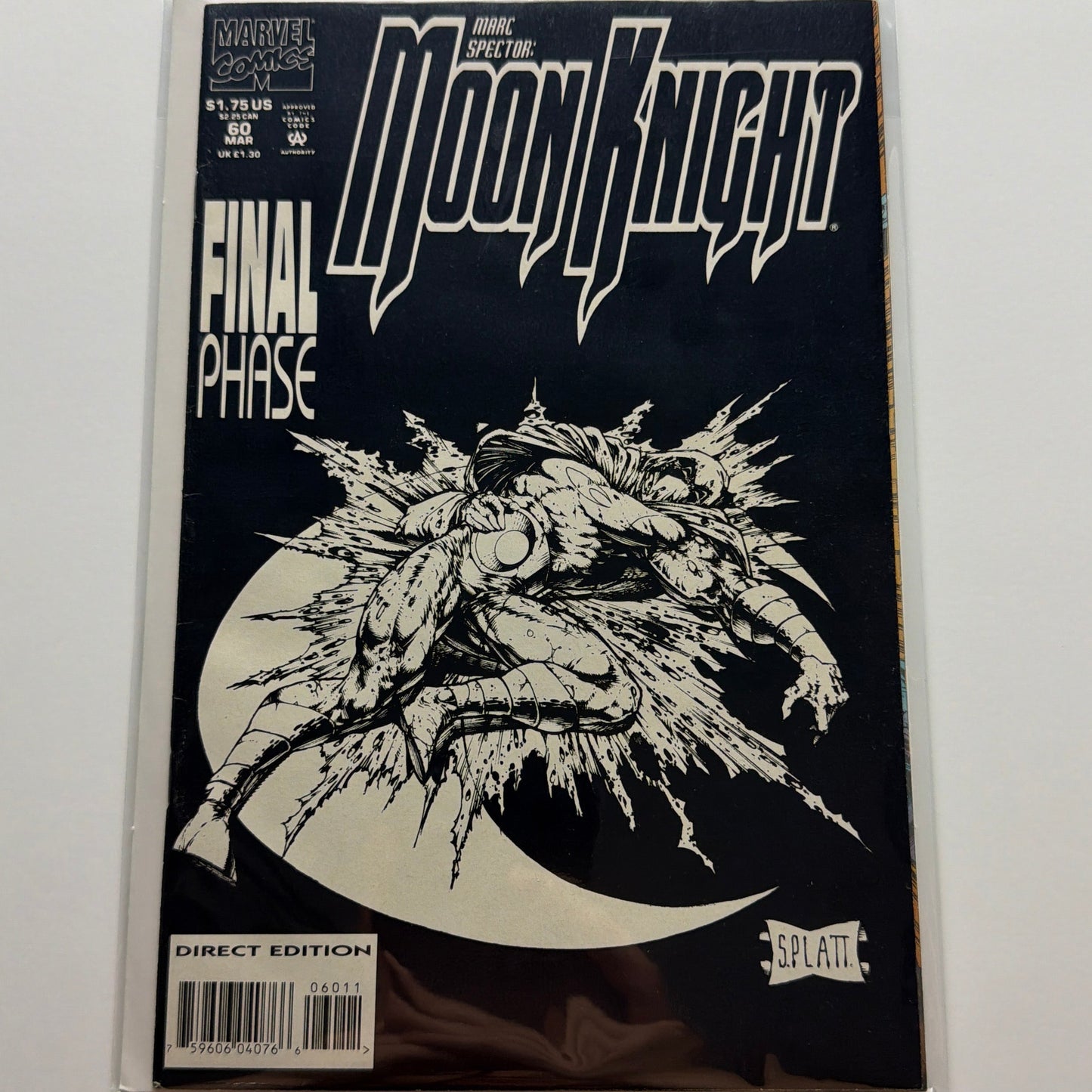 Marc Spector: Moonknight #60 (VF-)