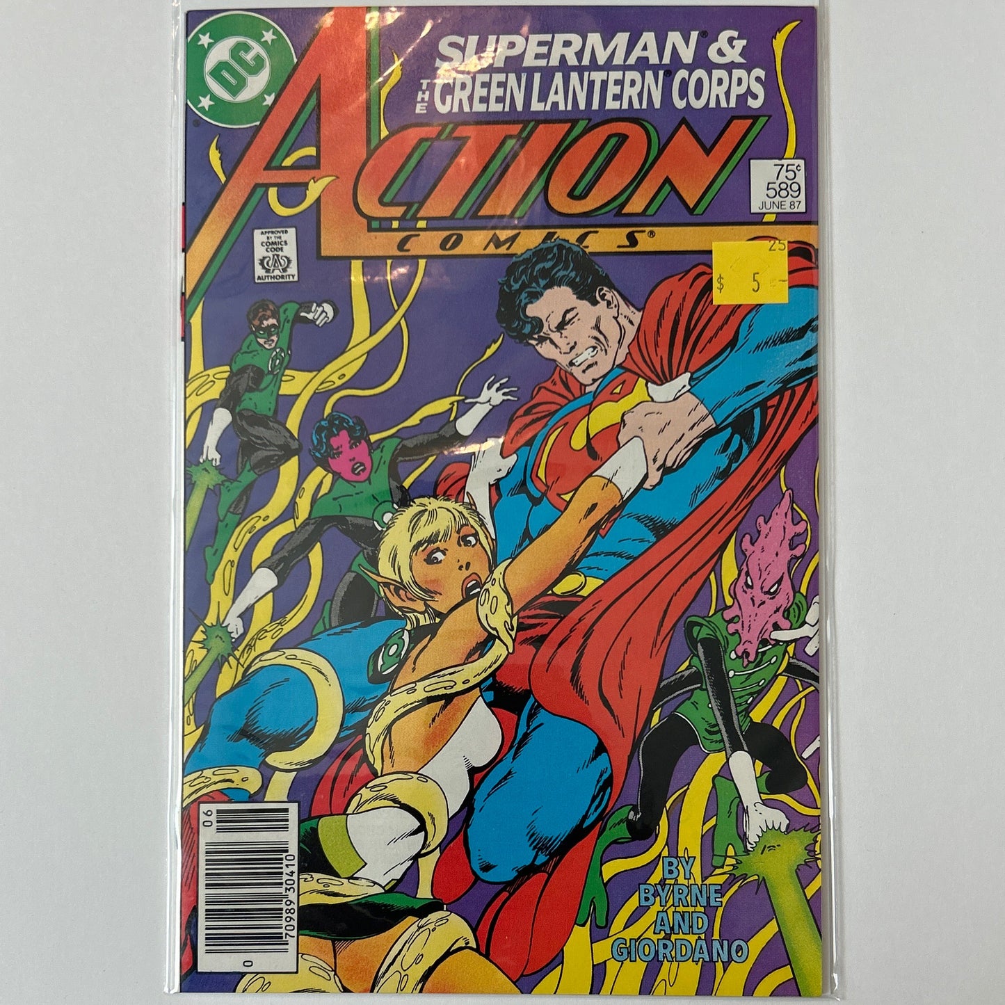 Superman & The Green Lantern Corps Action Comics #589