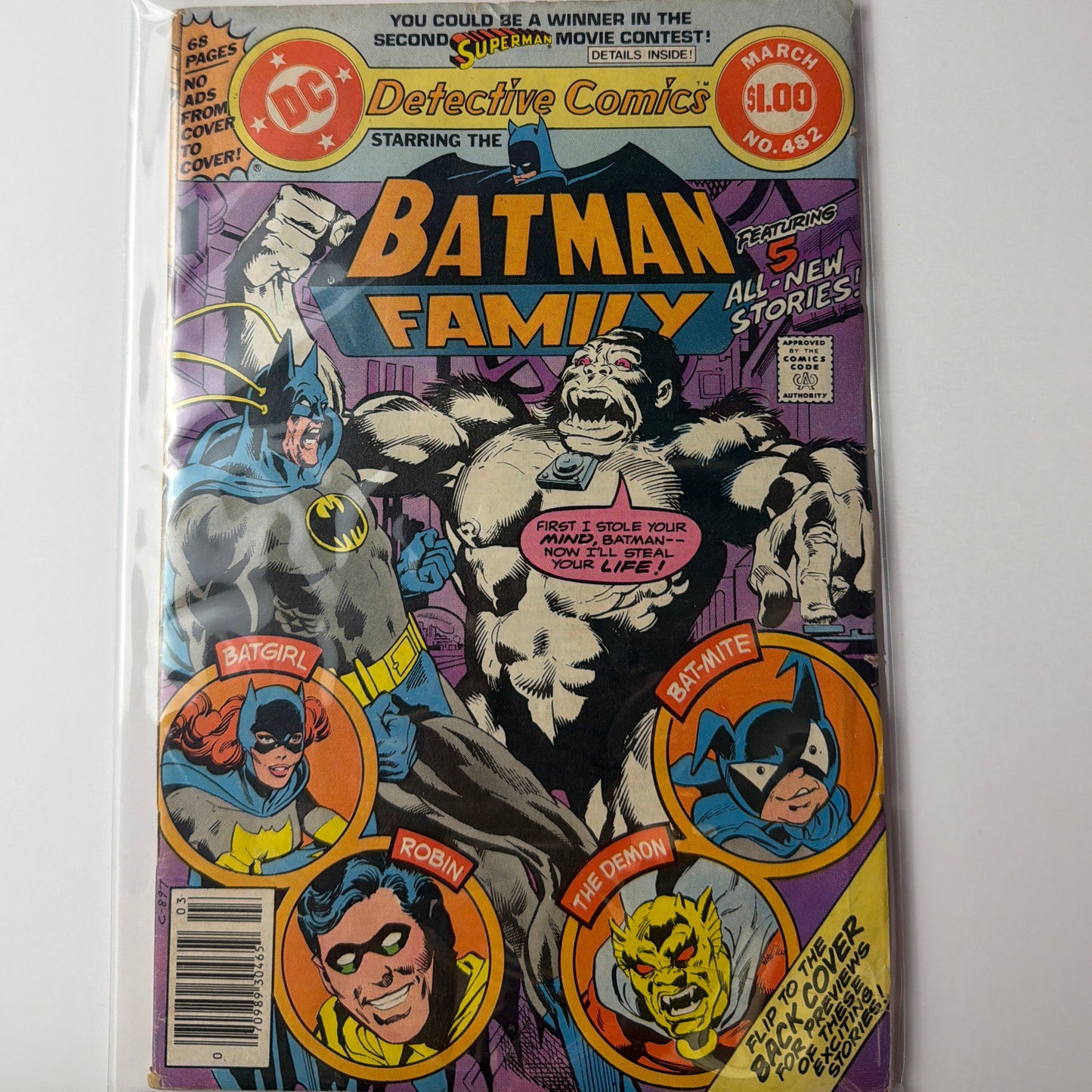 Detective Comics Starring the Batman #482