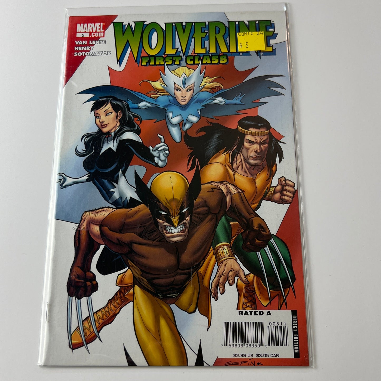 Wolverine first class #5