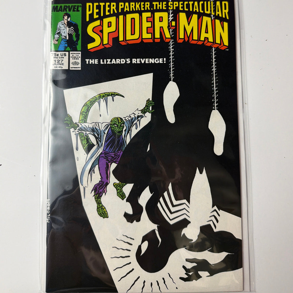 Peter Parker, The Spectacular Spider-Man #127 (VF-)