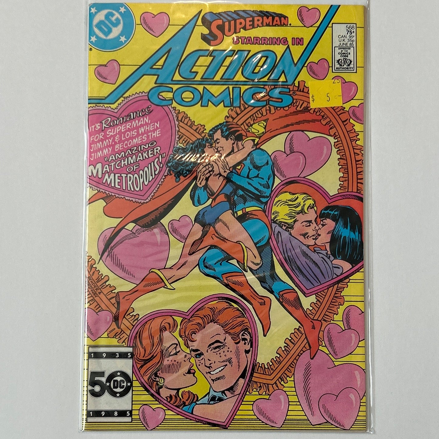 Superman Starring in Action Comics #568