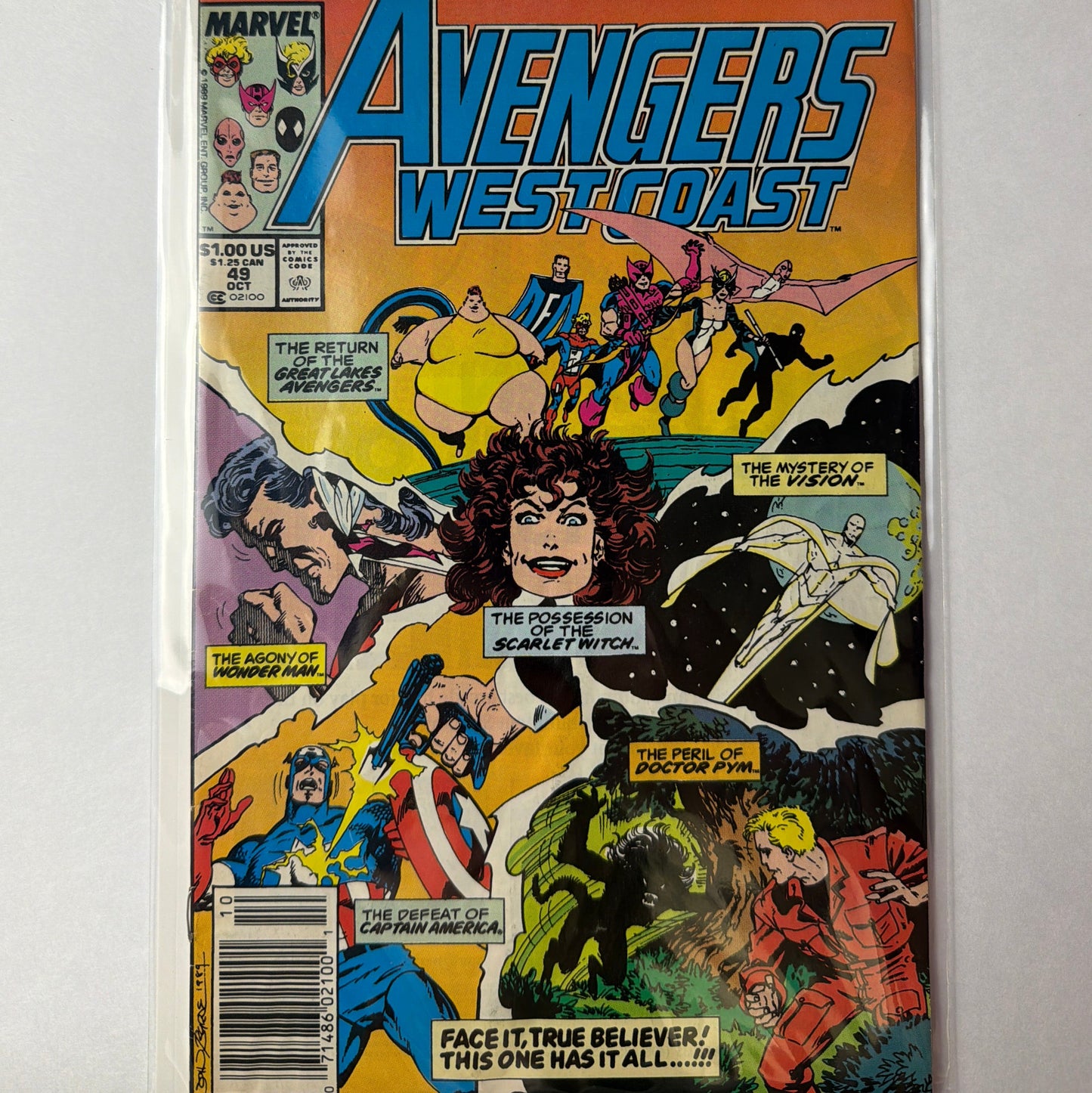 Avengers West Coast #49