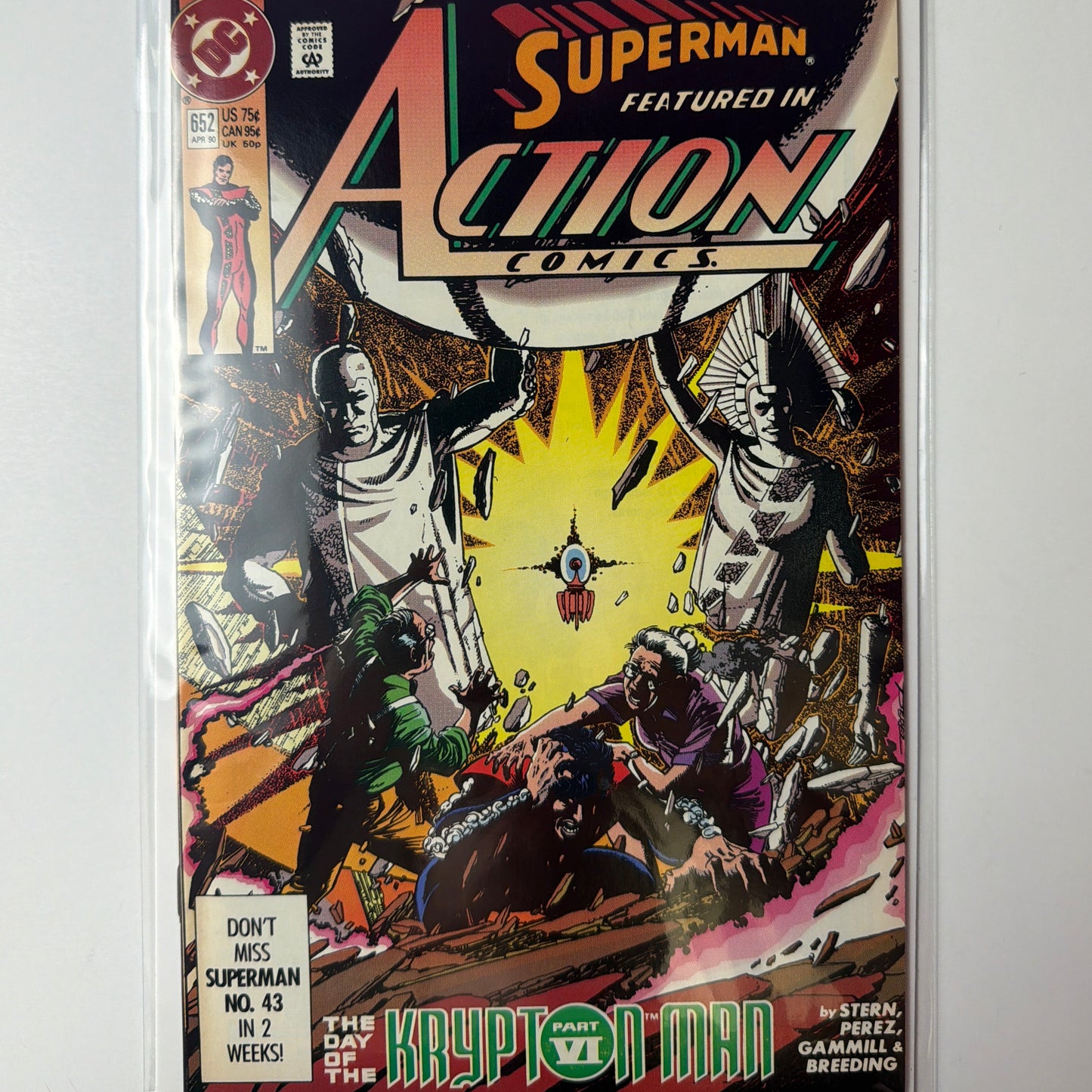 Superman Featured in Action Comics #652