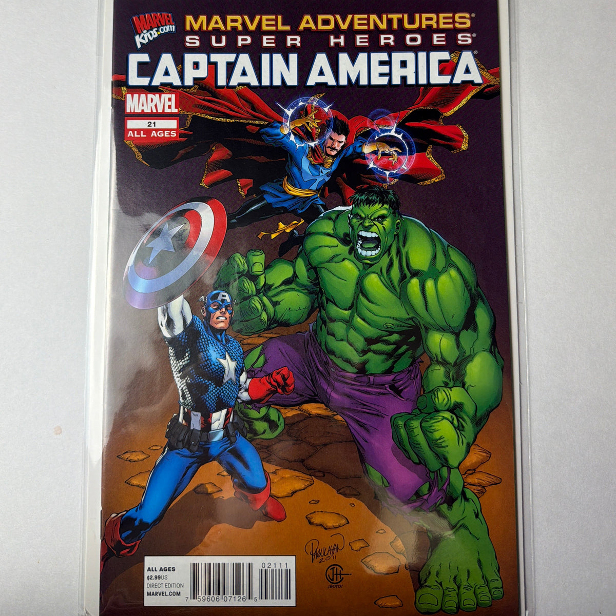 Marvel Adventures Superheroes Captain America #21