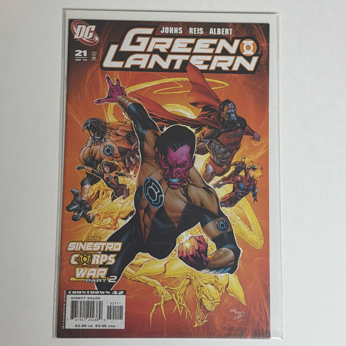 Green Lantern #21 Direct Edition