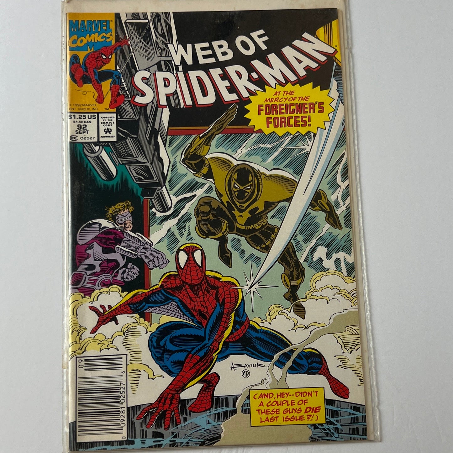 Web of Spider-Man #92