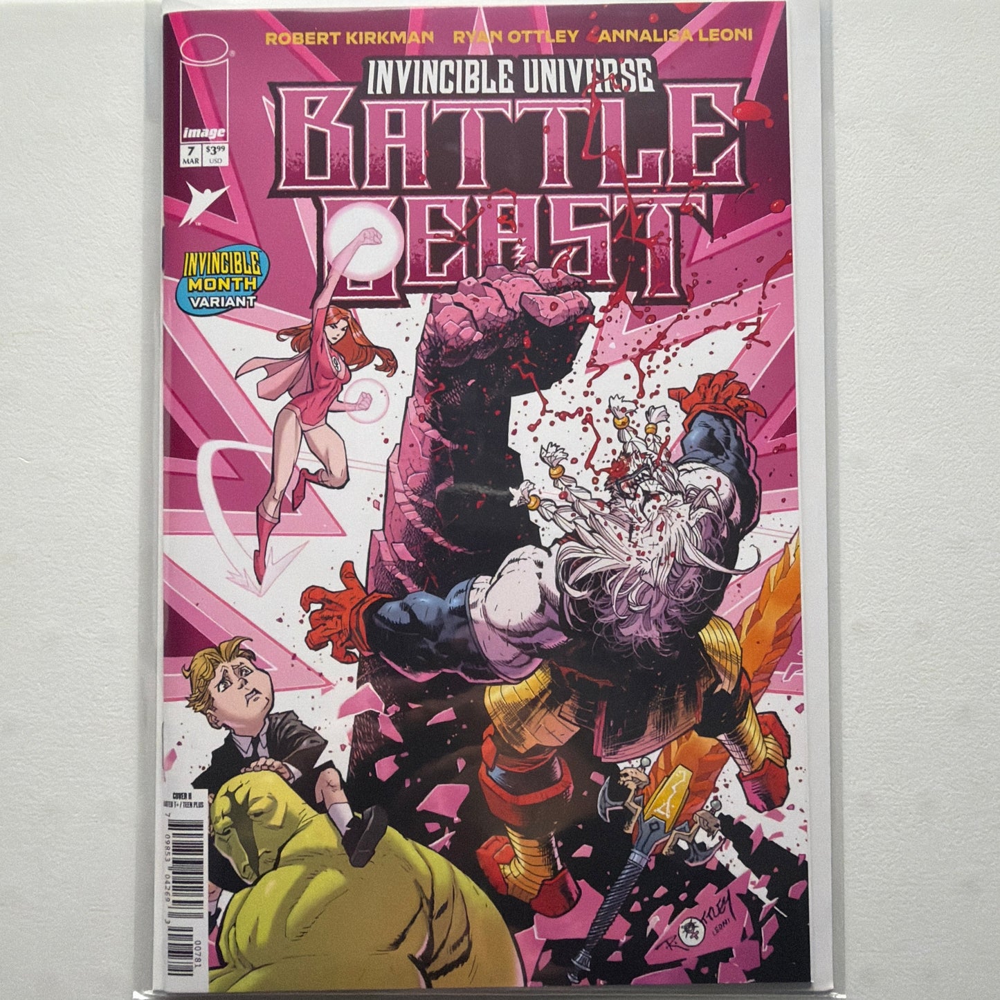 Battle Beast #7 Invisible Variant (NM)