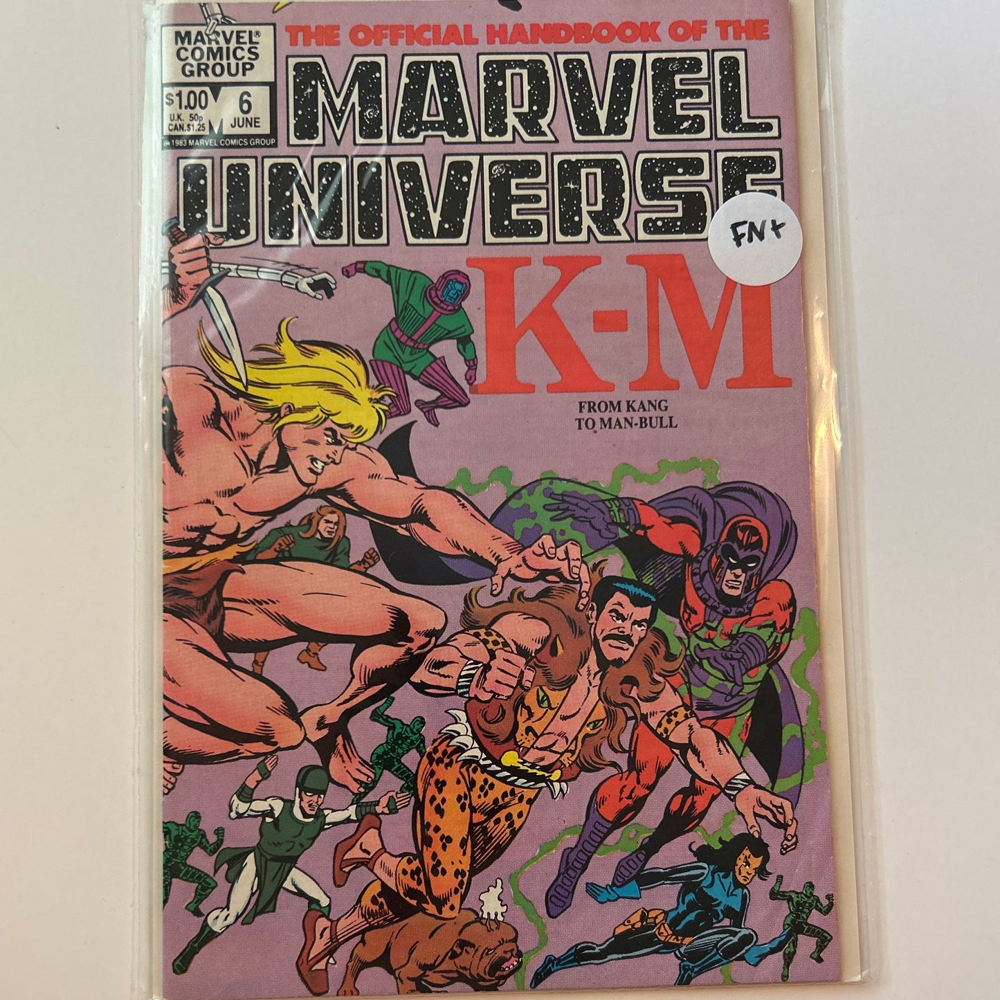 The Official Handbook of the Marvel Universe K-M #6
