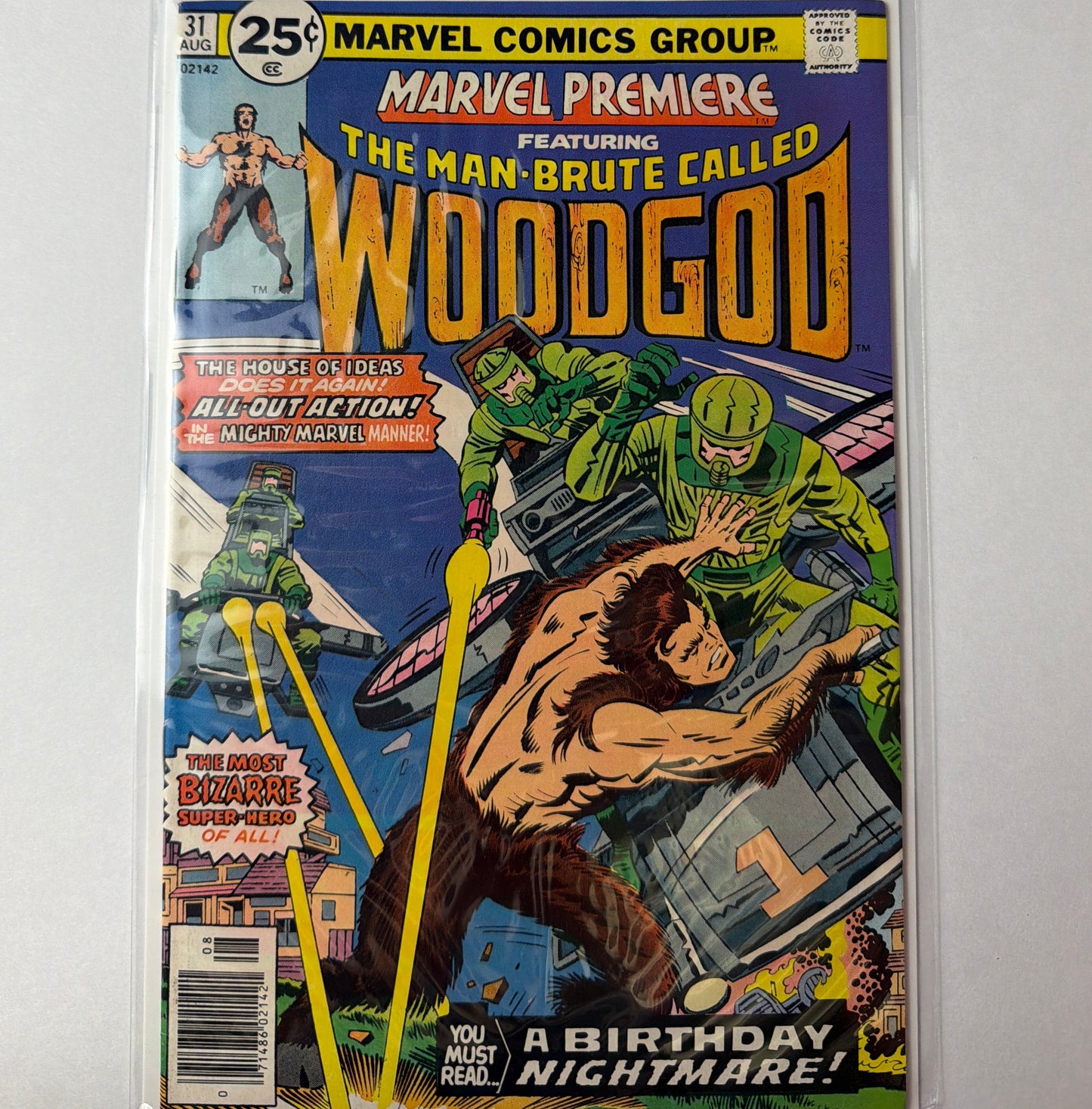 Marvel Premiere Featuring The Man-Brute Called Woodgod #31 (FN+)