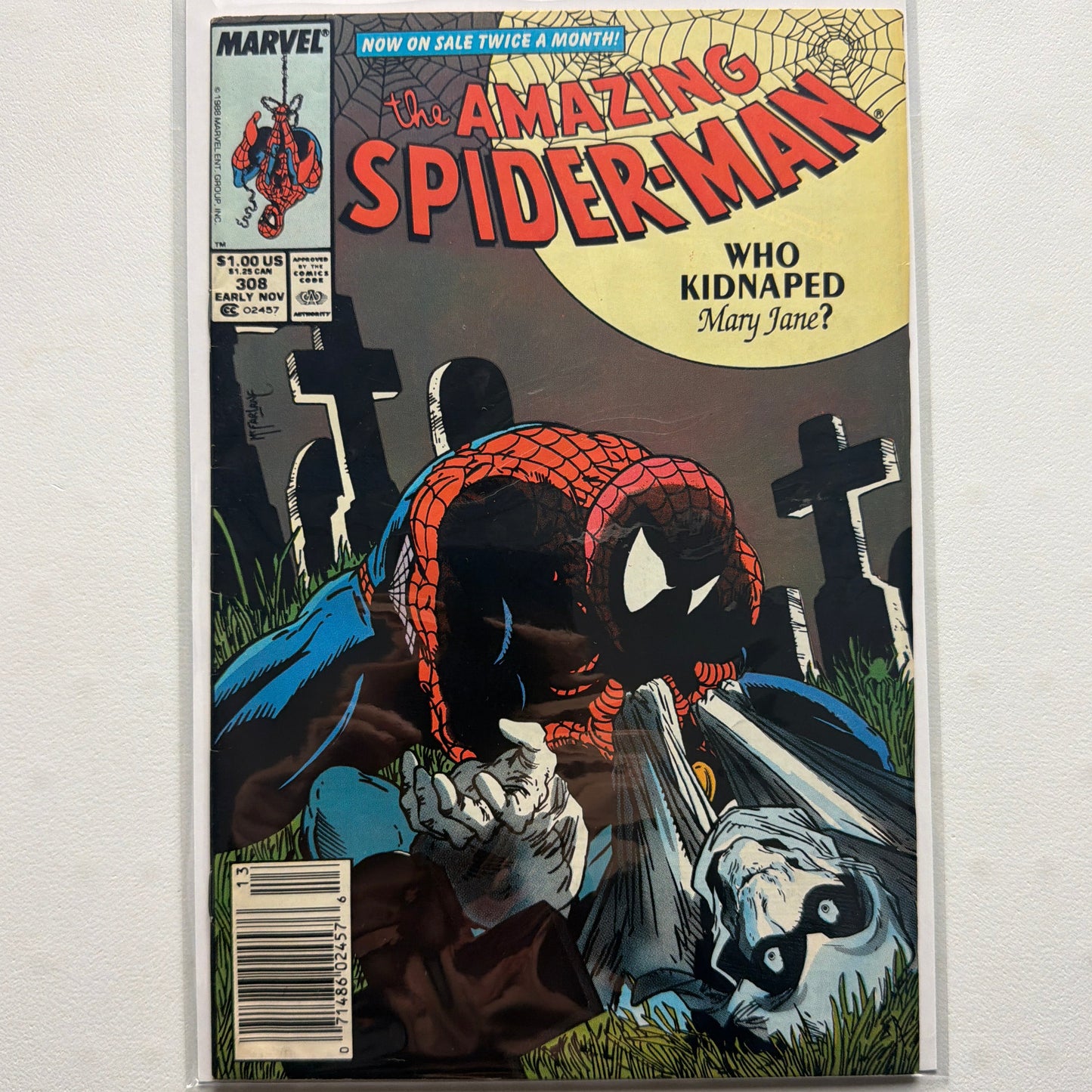 The Amazing Spider-Man #308 (VF-)
