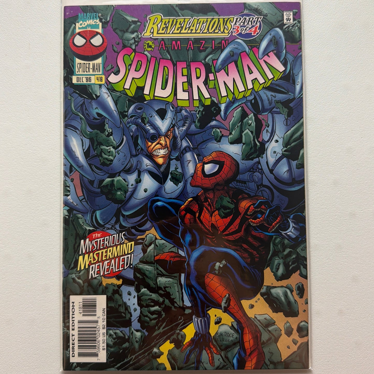 The Amazing Spider-Man #418 (VF-)