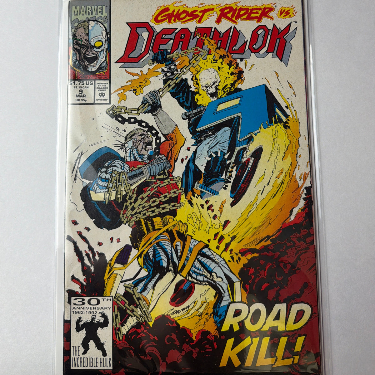 Ghost Rider vs. DeathLok #9