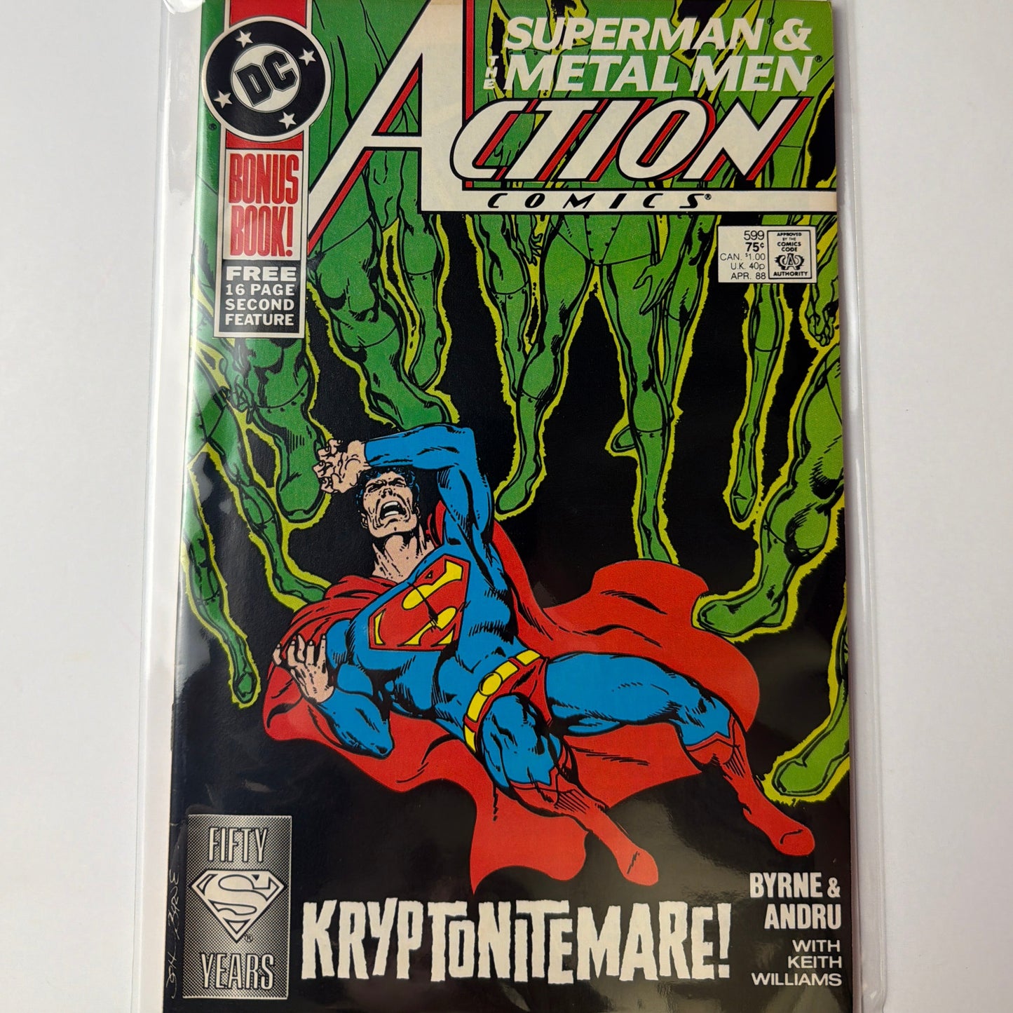 The Superman and Metal Men Action Comics #599