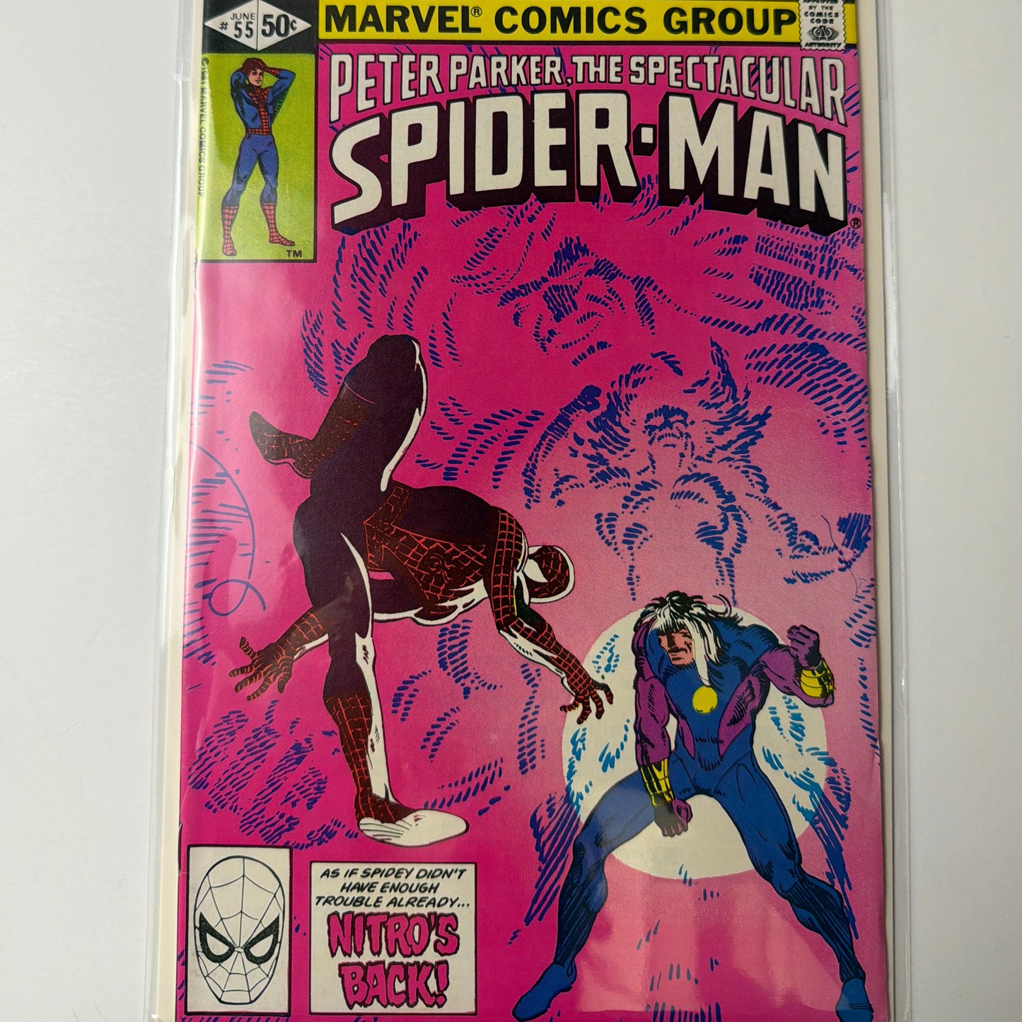 Peter Parker, The Spectacular Spider-Man #55