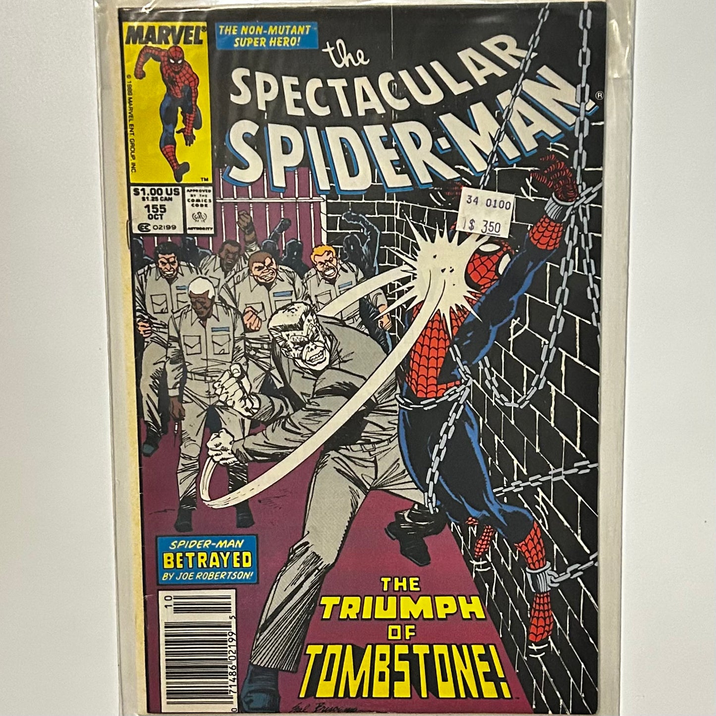 The Spectacular Spider-Man #155 Newsstand