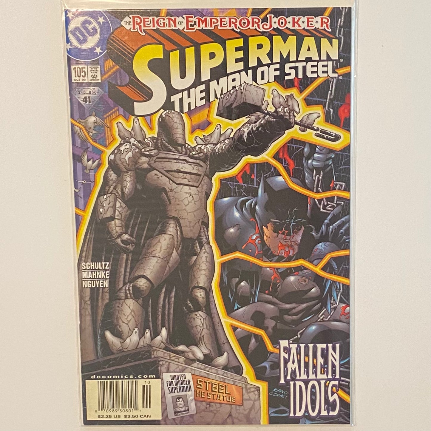 Superman Man of Steel #105 Newsstand