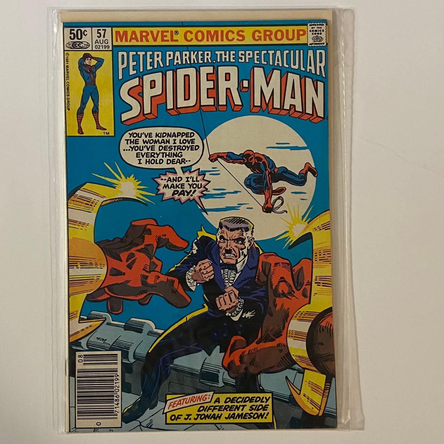 Peter Parker The Spectacular Spider-Man #57 Newsstand
