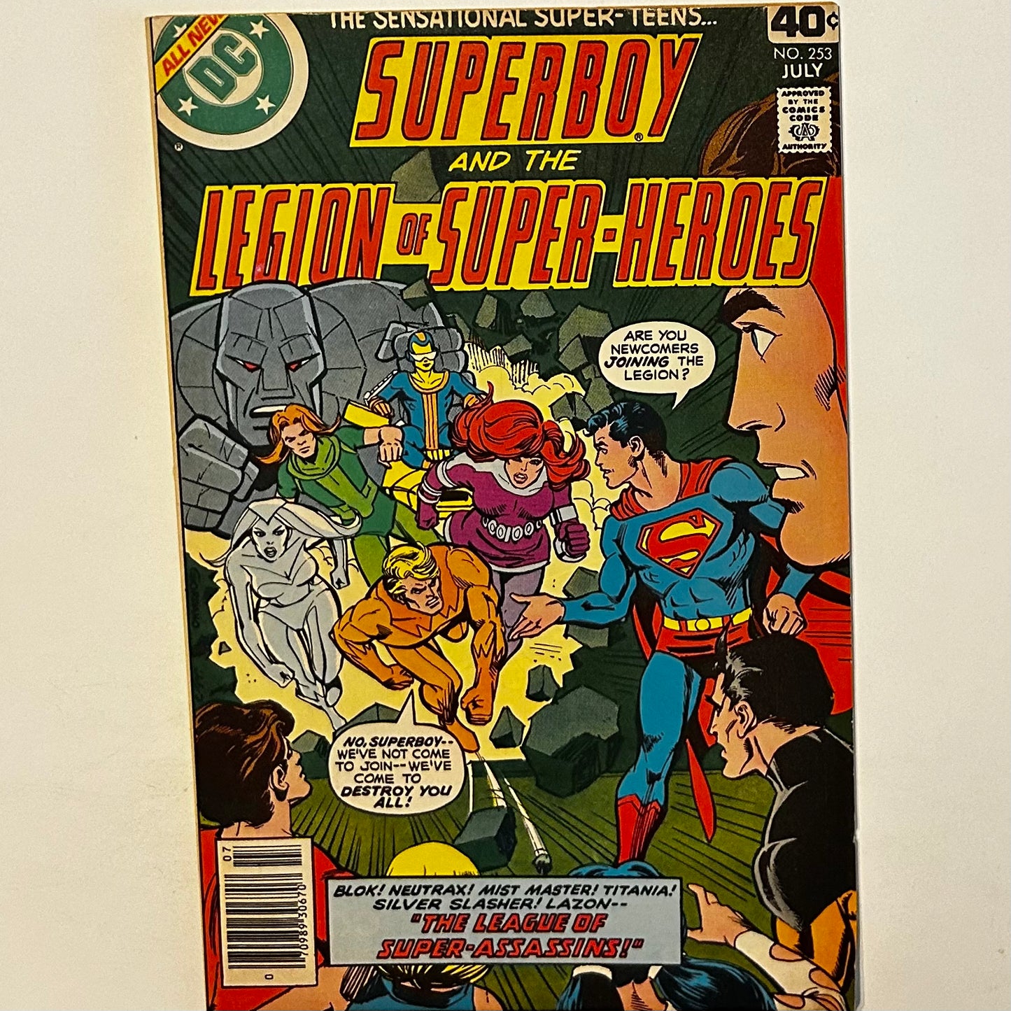 Superboy and the Legion of Superheroes #253 Newsstand