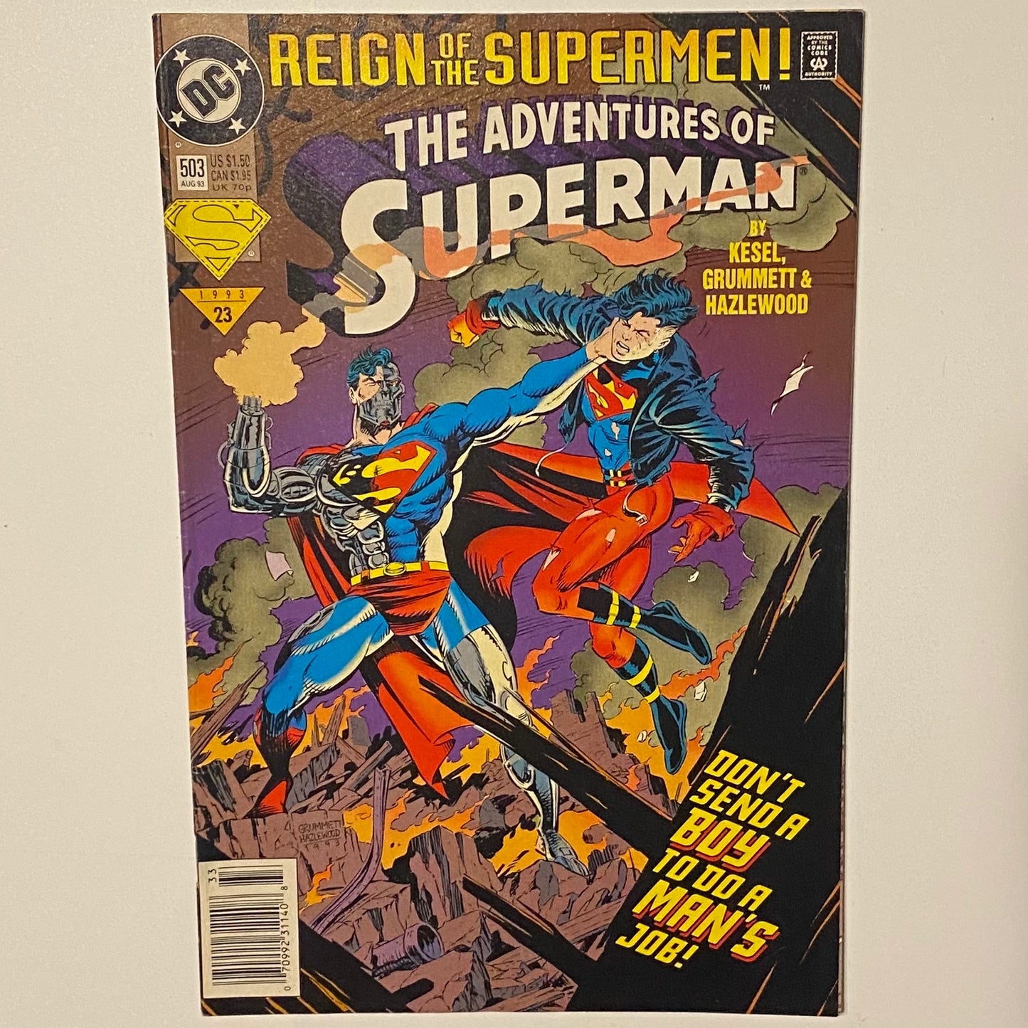Superman #503 Newsstand