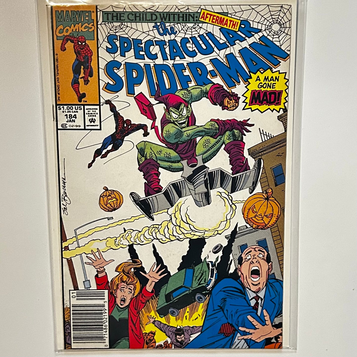 The Spectacular Spider-Man #184 Newsstand