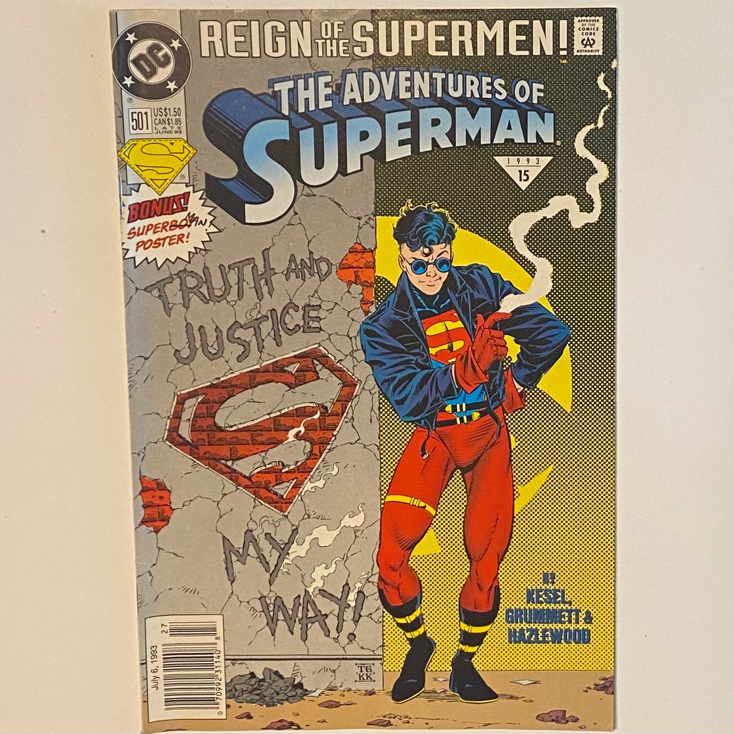 Superman #501 Newsstand