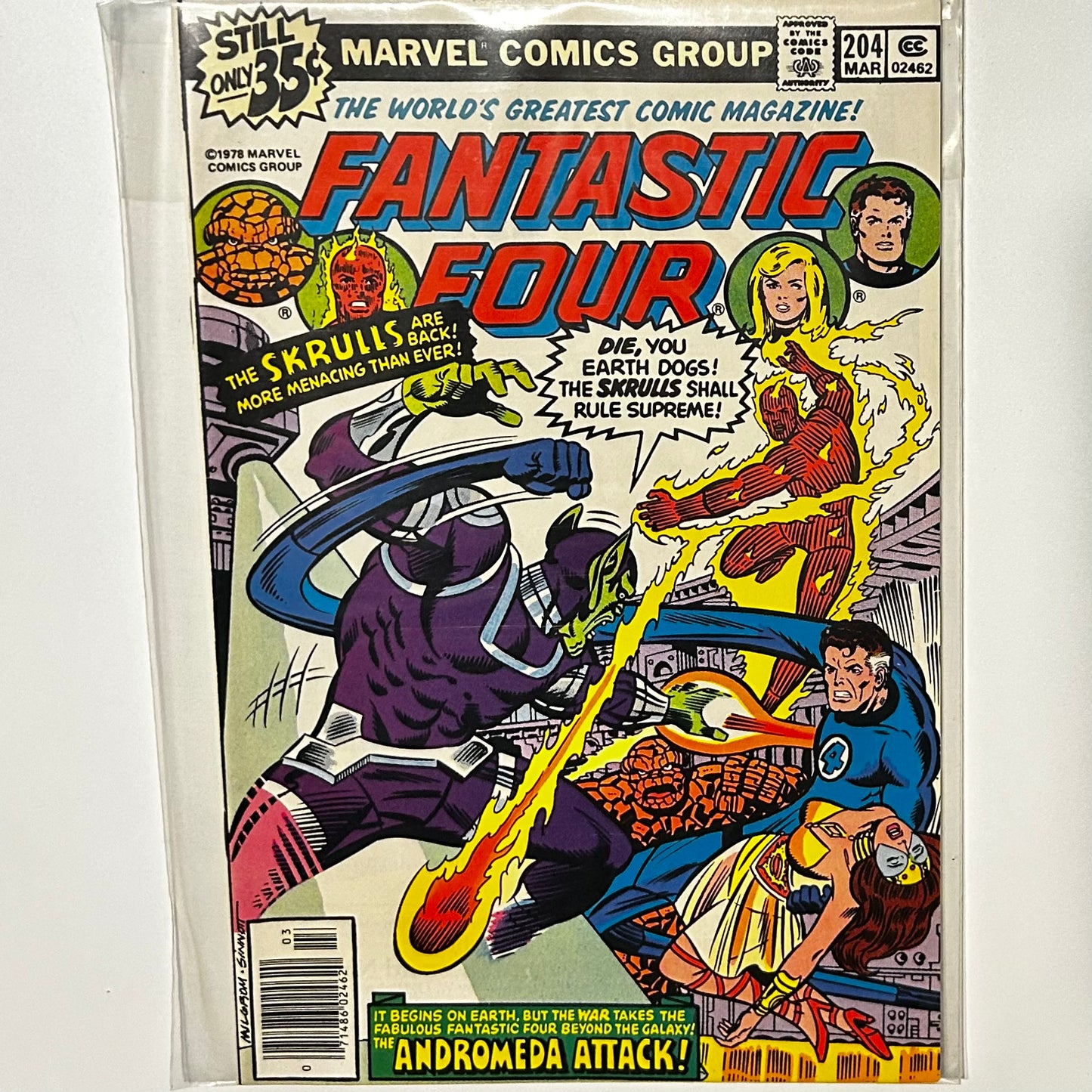 Fantastic Four #204 Newsstand