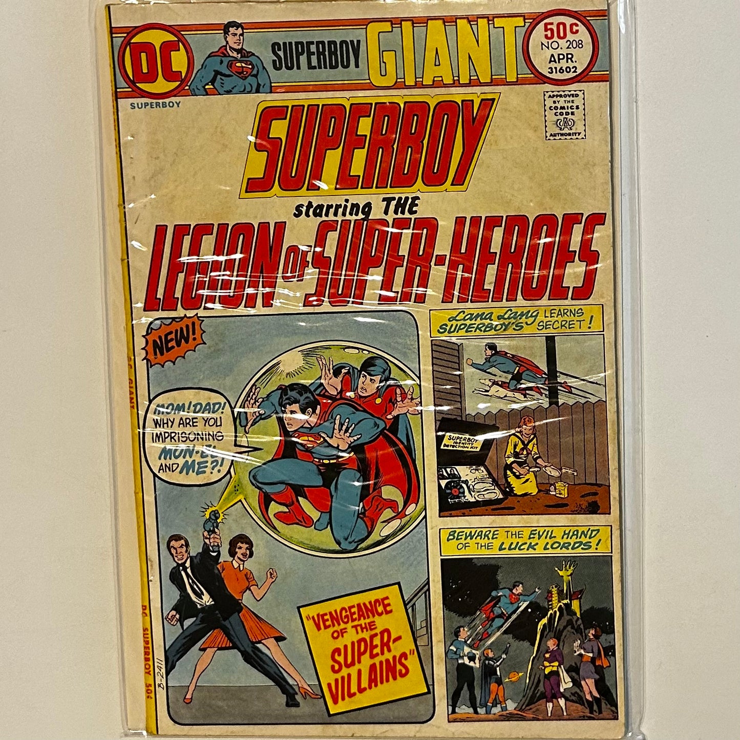 Superboy and the Legion of Superheroes #208