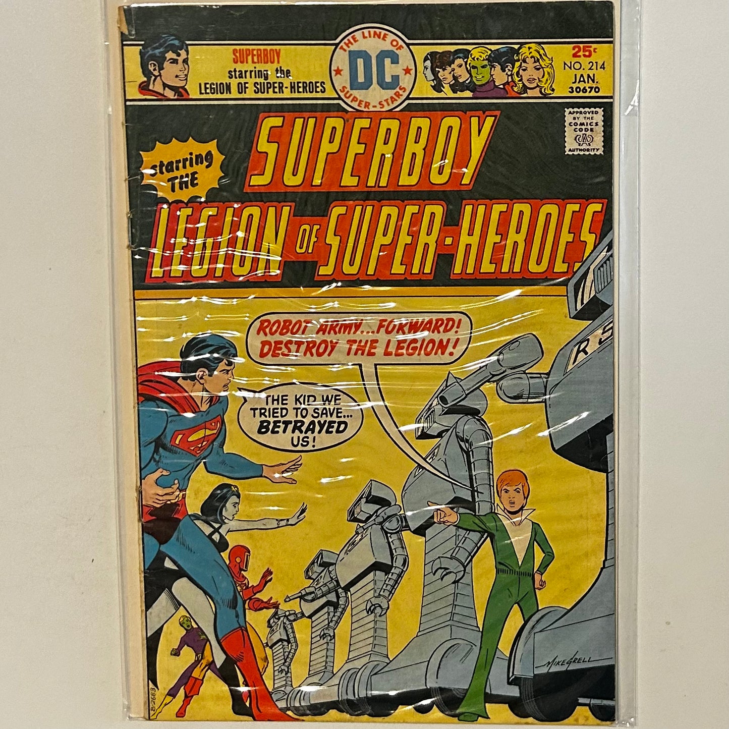 Superboy and the Legion of Superheroes #214